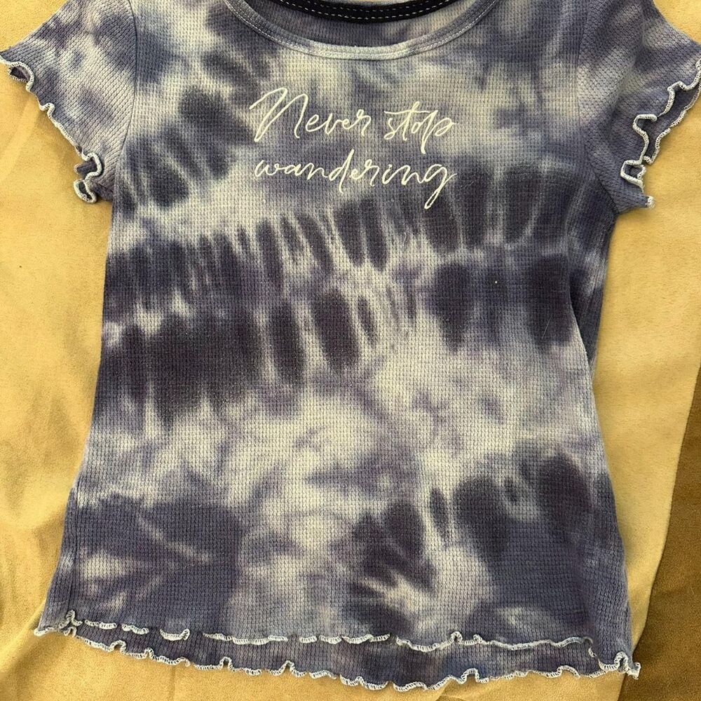 Justice Blue and White T-shirt